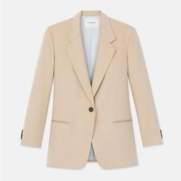 Lafayette 148 New York Jackets & Blazers - LAFAYETTE 148 Loro Piana blazer jacket camel hair tan 12 office quiet luxury new
